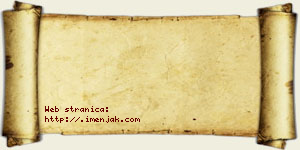 Una Bjelonić vizit kartica